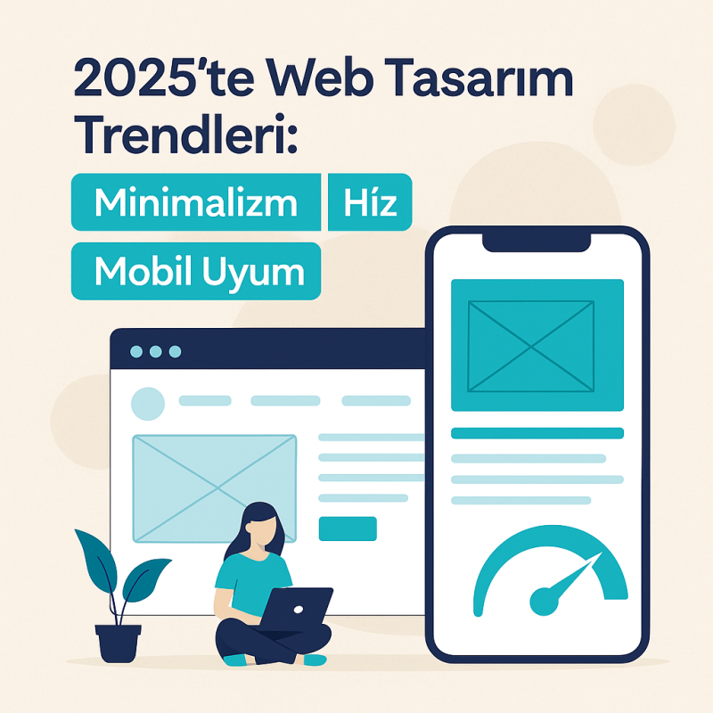 2025te Web Tasarım Trendleri: Minimalizm, Hız ve Mobil Uyum