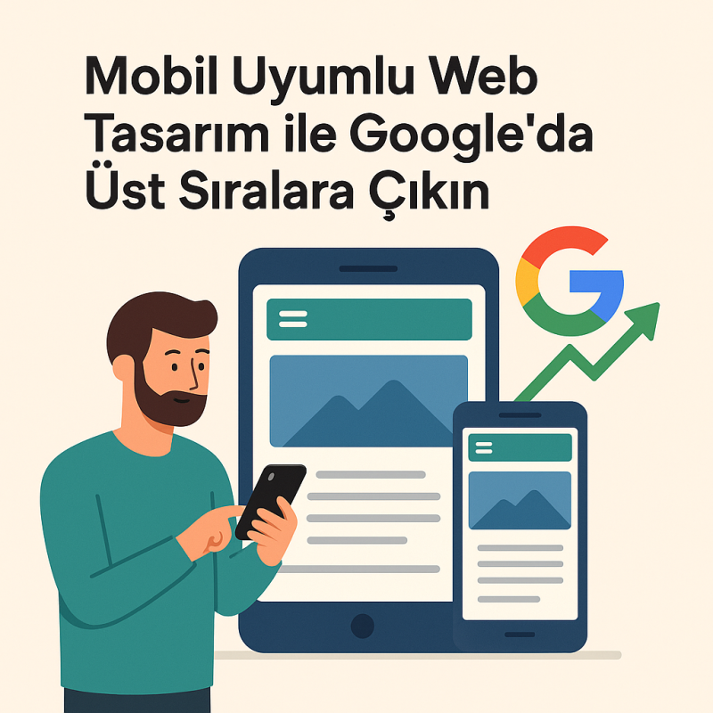 Mobil Uyumlu Web Tasarım ile Googleda Üst Sıralara Çıkın